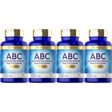 칼라일 ABC 어드밴스드 시니어 멀티비타민 루테인, 4개