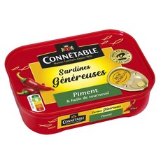 CONNETABLE 칠리 정어리 통조림, 10개, 140g