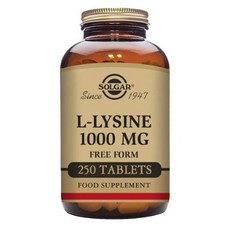 솔가 L-라이신 1000mg 타블렛 글루텐 프리 비건, 250정, 5개