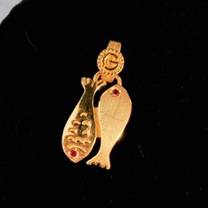 순금물고기목걸이