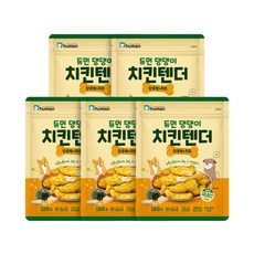 듀먼 댕댕이 치킨텐더 단호박&치즈, 5팩, 120g