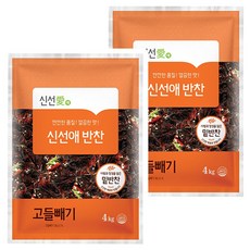 신선애 고들빼기 4kg, 2개