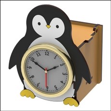/올데이통상_DIY 오르골 펭귄 시계+alldaytrade_, ▶NICE선택◀