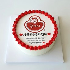 케이크어위시 오뚜기 엄마 케이크 포토 레터링케이크 주문제작 생일케이크