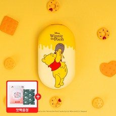 (핫팩증정)손난로보조배터리 양면발열손난로 충전식손난로 캐릭터손난로 디즈니손난로 산리오손난로 미니언즈손난로 도라에몽손난로 쿠로미손난로 푸손난로 usb충전용, 디즈니손난로-푸(핫팩증정)