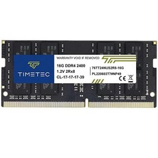 Timetec 8GB DDR4 2400MHz DDR42400 PC419200 PC42400T 비 ECC 언버퍼드 1.2V CL17 1Rx8 싱글 랭크 260 핀 SODIMM 노트북