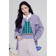 JJ지고트 JJ JIGOTT 라운드넥 울 캐시미어 하프 코트 GMBA0CTJ7 347861
