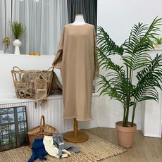 ZOOBICO 여성용 원피스 강아지 커플룩 포근한 밍크원피스 (for Couple), 멜란지, 1개