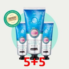 5+5 끈적이지 않는 콜라겐 핸드크림 선물용 대용량 향기좋은 핸드크림 100ml