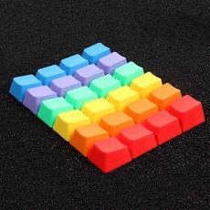 토프레 키캡 무지개 색깔 포인트 키캡 사이즈별 6색상, 그린 / 4개 세트 / R-1