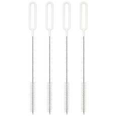 일이공팔 스텐 빨대 세척솔 4P, 4개, 화이트