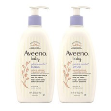 Aveeno - 아비노 베이비 칼밍 모이스처라이징 오트밀 & 라벤더 로션 532ml 2팩