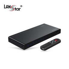 랜스타 LS-AS401 4:1 HDMI 2.0 4K 선택기 셀렉터, 1개