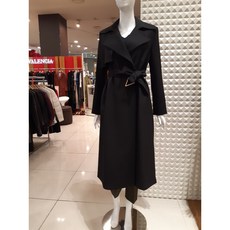 발렌시아 여성 벨티드 롱 트렌치코트 207MT14B0