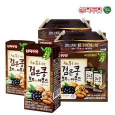 삼육식품 검은콩 호두와 아몬드(190ml) 총 64팩, 190ml, 64개