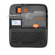튜브 넘버링기 라벨기 프린터 마킹기 열전사 프린터, 1개, P900컴퓨터(리본1개+스티커1개+슬리브1개)