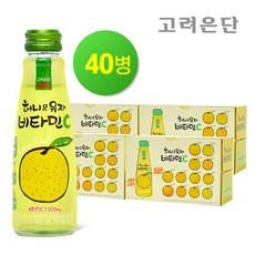 [본사직영] 고려은단 허니유자 비타민C 1000 140ml X 40병, 허니유자 40병