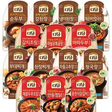 CJ제일제당 다담 찌개 양념장 14종, 바지락순두부찌게양념140g, 150g