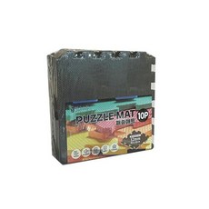 맑은하루 퍼즐매트 민무늬 30 x 30 cm 10p, 브라운