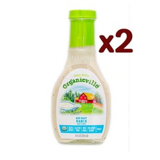 오가닉빌 랜치 샐러드 드레싱 236ml x2팩, 2개