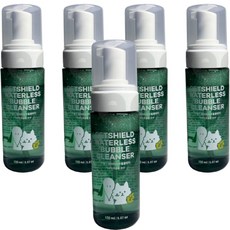  1+1+1+1+1 펫쉴드 워터리스 버블클렌저 강아지발세정제 애견세정제 발바닥 산책 샘플증정 150ml 