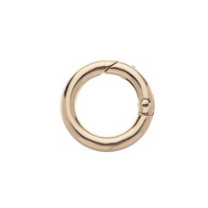 스프링 푸시 도금 2/5PCS O 링 게이트 가방 스냅 아연 벨트 10/12/16/19MM 라운드 버클 클립 걸쇠 합금, 1.2CM, GOLD5PCS, 5개