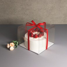 아임팩킹 투명 케이크 박스 1호(170mm(h)), 5개