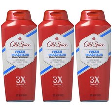 Old Spice Endurance Body Wash Fresh 54oz 올드스파이스 하이 인듀어런스 프레시 바디 워시 532mL x 3개
