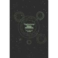 Cryptocurrency Dual Journal : Dotted and Ruled Notebook Handy sized 6 "x9" Digital Asset Diary, 단일옵션