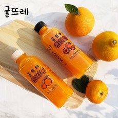 [귤뜨레]제주 착즙 100% 한라봉/천혜향 감귤주스 340mlx12병 택1