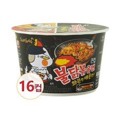 삼양식품 큰컵 불닭볶음면, 16개