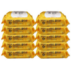 노브랜드 도톰한 캡형 물티슈 100매 x 10팩, 90개