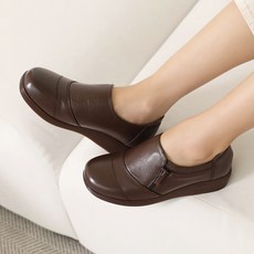 제이슈 천연소가죽 마사 통굽 컴포트 슈즈 3.5cm 이슈 천연소가죽 마사 통굽 컴포트 슈즈 3.5cm