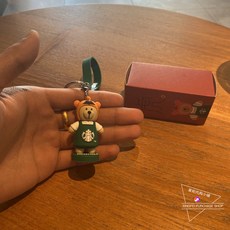 스타벅스키링 홀더 12간지 세트 열쇠고리 여신상 할로윈, 호랑이개