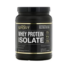 캘리포니아 골드 뉴트리션 분리유청단백질 파우더 무맛 454g, 1개, 16oz