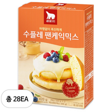 곰표 수플레 팬케익 믹스, 420g, 28개