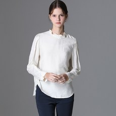 리스트 러플 카라 슬리브 블라우스 택가격 128000원