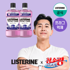 리스테린 토탈케어 마일드 구강청결제, 750ml, 2개