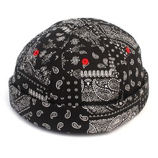 [유니버셜케미스트리] Black Paisley Watch Cap 와치캡 - 유니버셜케미스트리