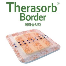 [Therasorb] 테라솝 보더 폼드레싱 (10매입) - 10cm x 10cm x 2mm, 1개