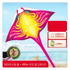 티피 초보 연줄 어린이 캐릭터 연바람은 연을 날리기 쉽다, 3색