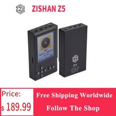Zisan Zishan Z5 ES9039 하이파이 오디오 MP3 음악 무손실 플레이어 USB DAC LDAC APTXHD 블루투스 와이파이 DSD 35mm 25mm 44mm 균형