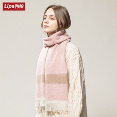 84번 리파 100% 울 머플러 여성 겨울 프리미엄 패션 학생 목도리 선물함담는다.Z
