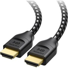 케이블 사항 초고속 HDMI 인증 편조된 48Gbps 8K 6.6ft / 2m 60Hz 4K 240Hz 및 HDR 지원 PS5 Xbox 시리즈 X/S RT, 3.3 ft