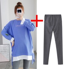 플러스몰 임산부 바지 가을옷 스타일리쉬 트렌드 여성 계절 외출 임부복