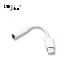 LANstar USB 3.1 C타입 to 3.5mm 이어폰 젠더 AUX LS-C2S, 1, 1개