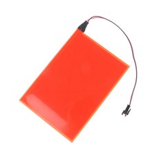 LED 발광 패널 백라이트 전기 El DC12V 인버터 포함 15x13.5cm, 01 Red, 1개