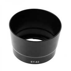 렌즈마개 ET-63 ET63 베 요넷 마운트 렌즈 후드 커버 캐논 EF-S 55-250mm f/4-5.6 IS STM, 한개옵션1