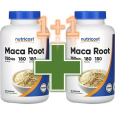 뉴트리코스트 마카 루트 750mg 180캡슐, 180정, 2개