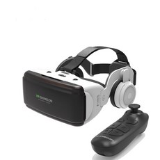 VR SHINECON 홈카페 원래 프로 가상 현실체험 3D 안경 헤드셋, 세트03( BO3 조이스틱 포함)